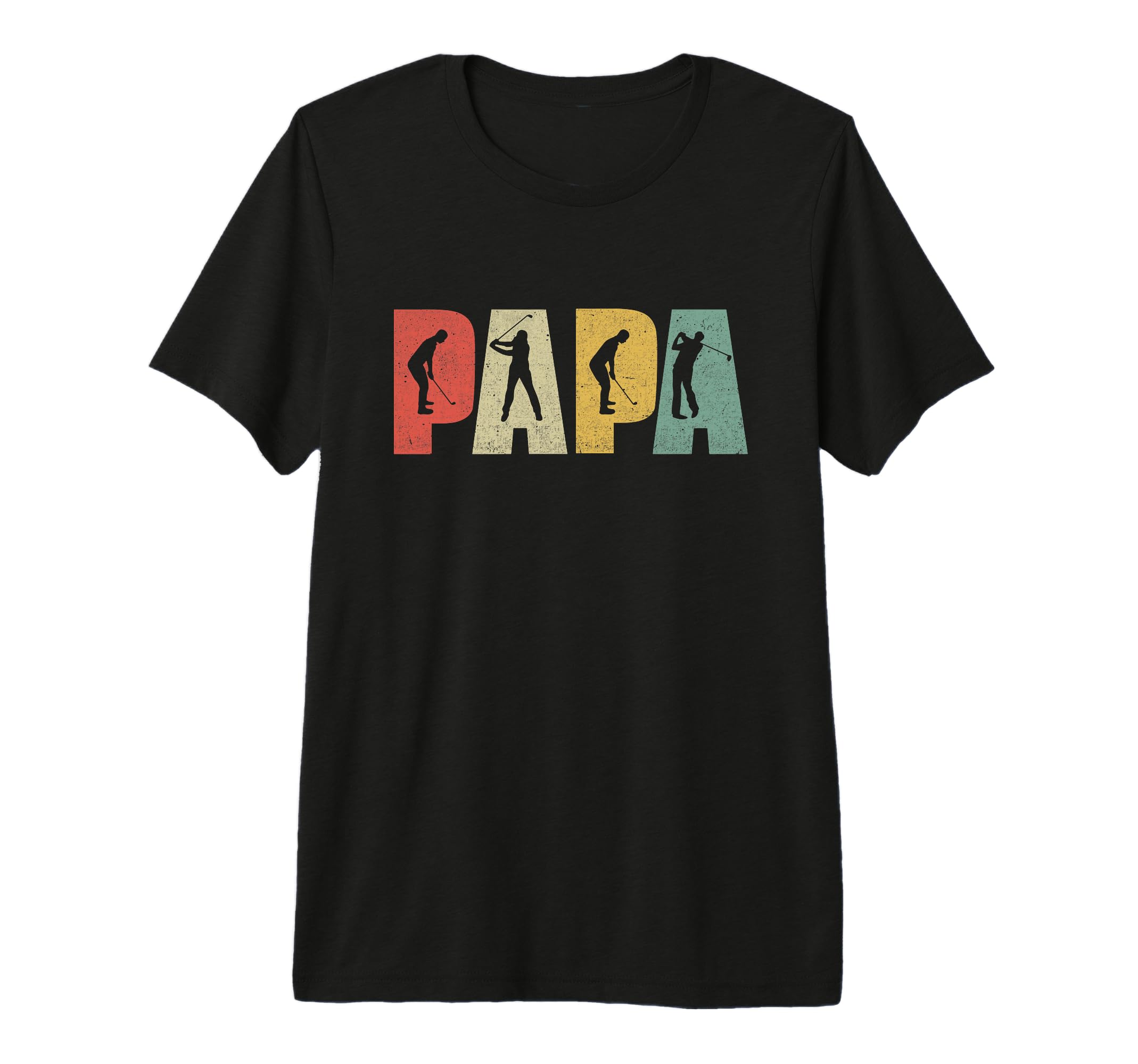 Mens Golf Papa Grandpa Fathers Day T-Shirt - Casual Everyday Wear Unisex - T-Shirt, Sweatshirt, Hoodie