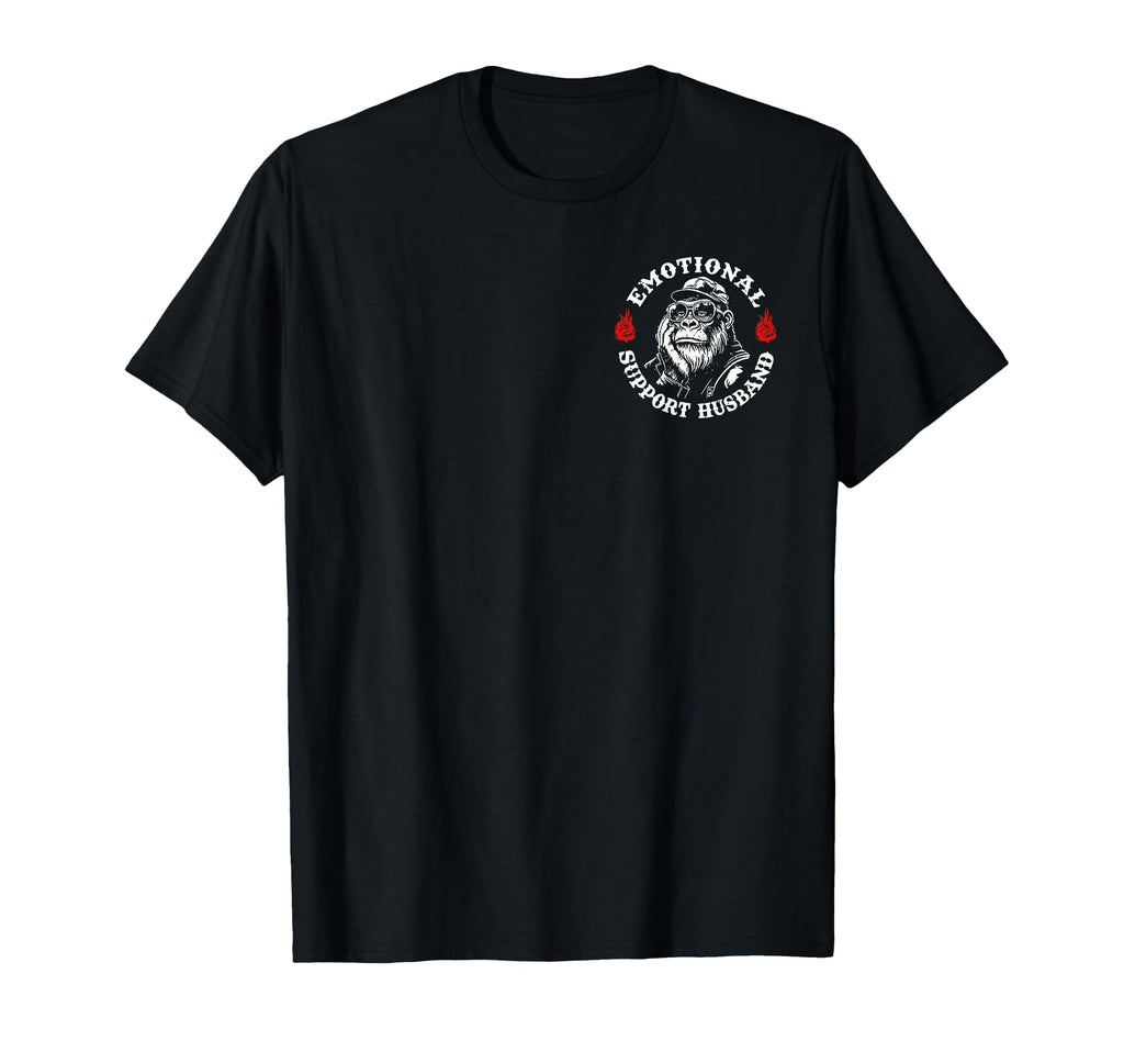 2 Side Emotional Support Husband Do T-Shirt - Novelty Apparel for Adults - T-Shirt, Sweatshirt, Hoodie