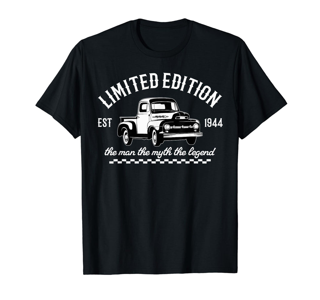 1944 Hot Rod Dad Birthday Legend T-Shirt - Graphic Print for Adults - T-Shirt, Sweatshirt, Hoodie