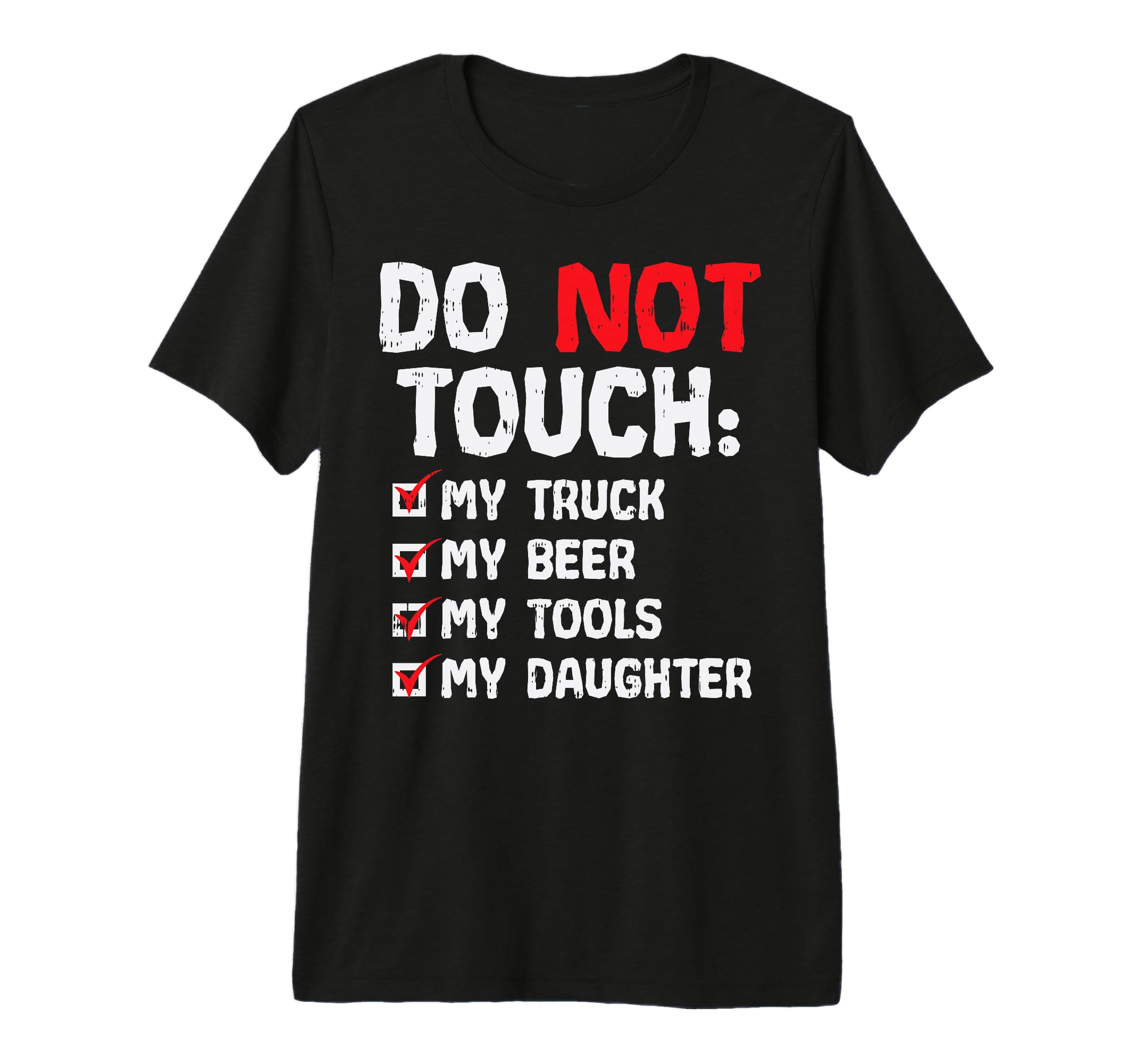 Do Not Touch My Truck Beer Tools T-Shirt - Unique Graphic for Adults - T-Shirt, Sweatshirt, Hoodie