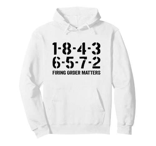 1 8 4 3 6 5 7 2 Firing Order Matters Hoodie - Aesthetic Graphic for Adults - T-Shirt, Sweatshirt, Hoodie
