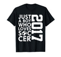 2017 Just Who Loves Soccer 9Th T-Shirt - Custom Art Print Men Women - T-Shirt, Sweatshirt, Hoodie