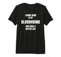 Bloodhound Dad Owner Mom Canine Lover I T-Shirt - Minimalist Print Unisex - T-Shirt, Sweatshirt, Hoodie