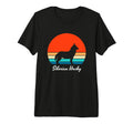 Siberian Husky Sunset Dog Mom Dad Owner T-Shirt - Novelty Apparel Unisex - T-Shirt, Sweatshirt, Hoodie