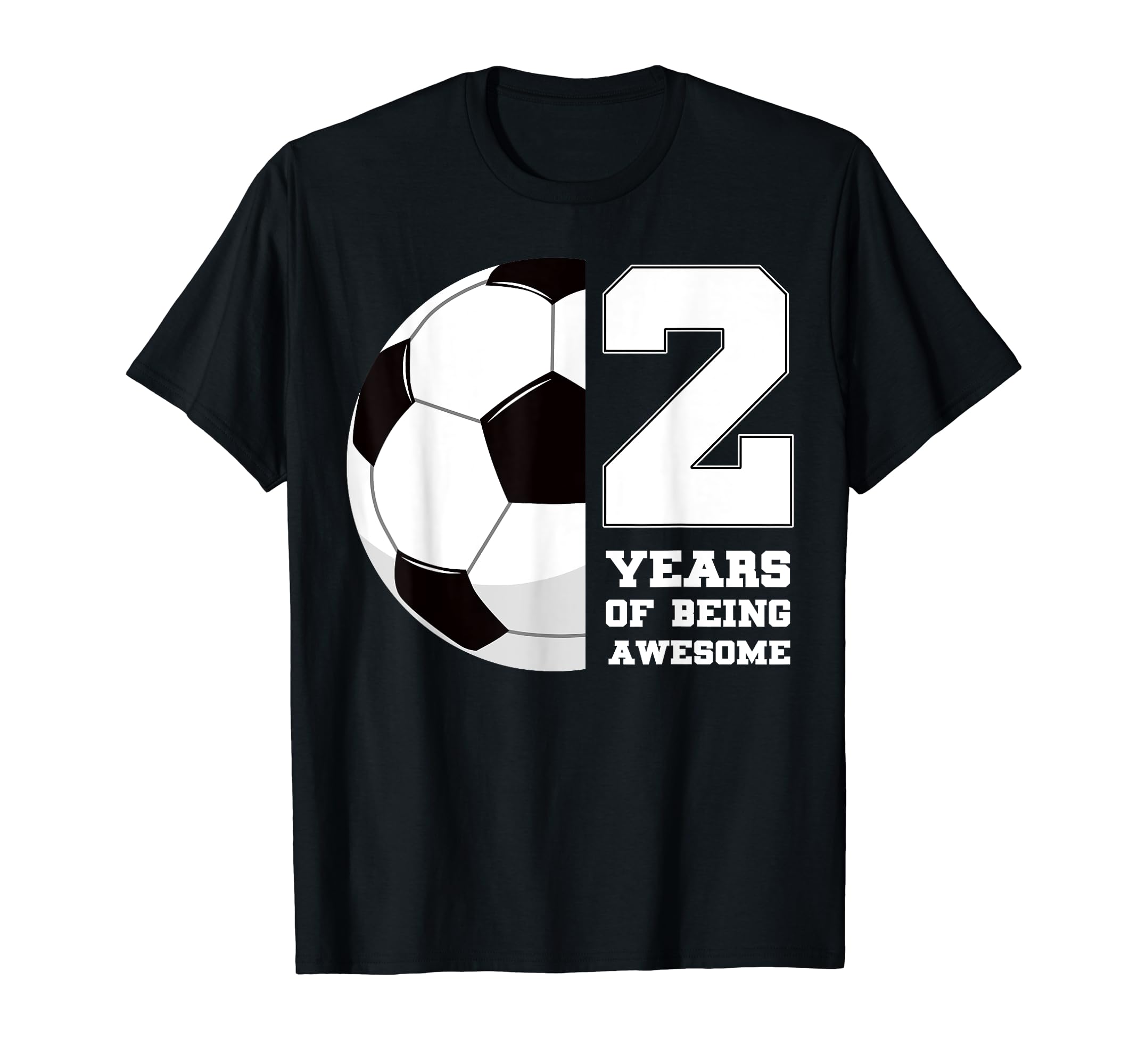 2 Years Being Awesome Soccer 2Nd Bday Party T-Shirt - Unique Graphic Unisex - T-Shirt, Sweatshirt, Hoodie