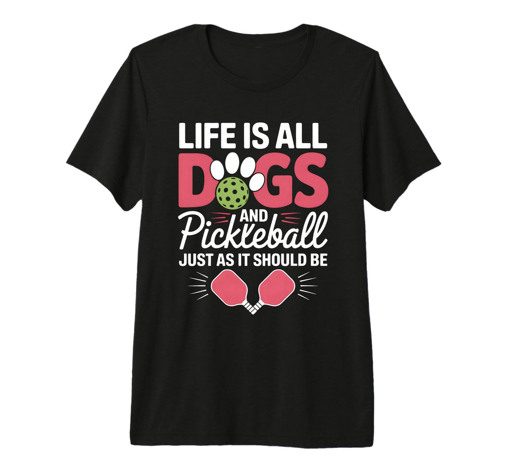 Funny Dogs Pickleball Dill Pickle T-Shirt - Minimalist Print for Adults - T-Shirt, Sweatshirt, Hoodie