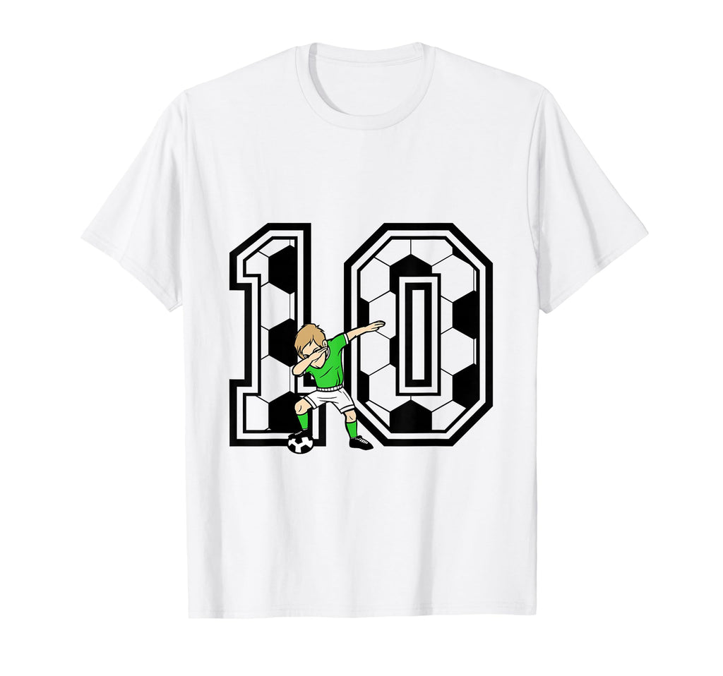 10Th Birthday Soccer Player 10 Years Old T-Shirt - Unique Graphic Unisex - T-Shirt, Sweatshirt, Hoodie