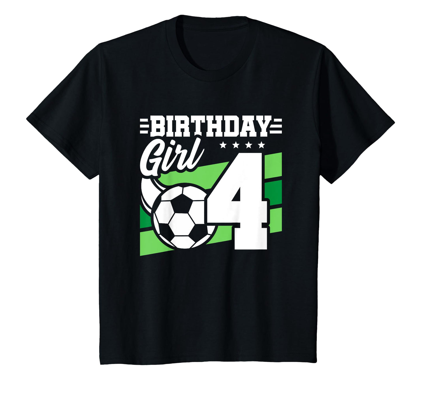 Soccer Birthday Party 4 Year Old 4Th T-Shirt - Fun Novelty Design Unisex - T-Shirt, Sweatshirt, Hoodie