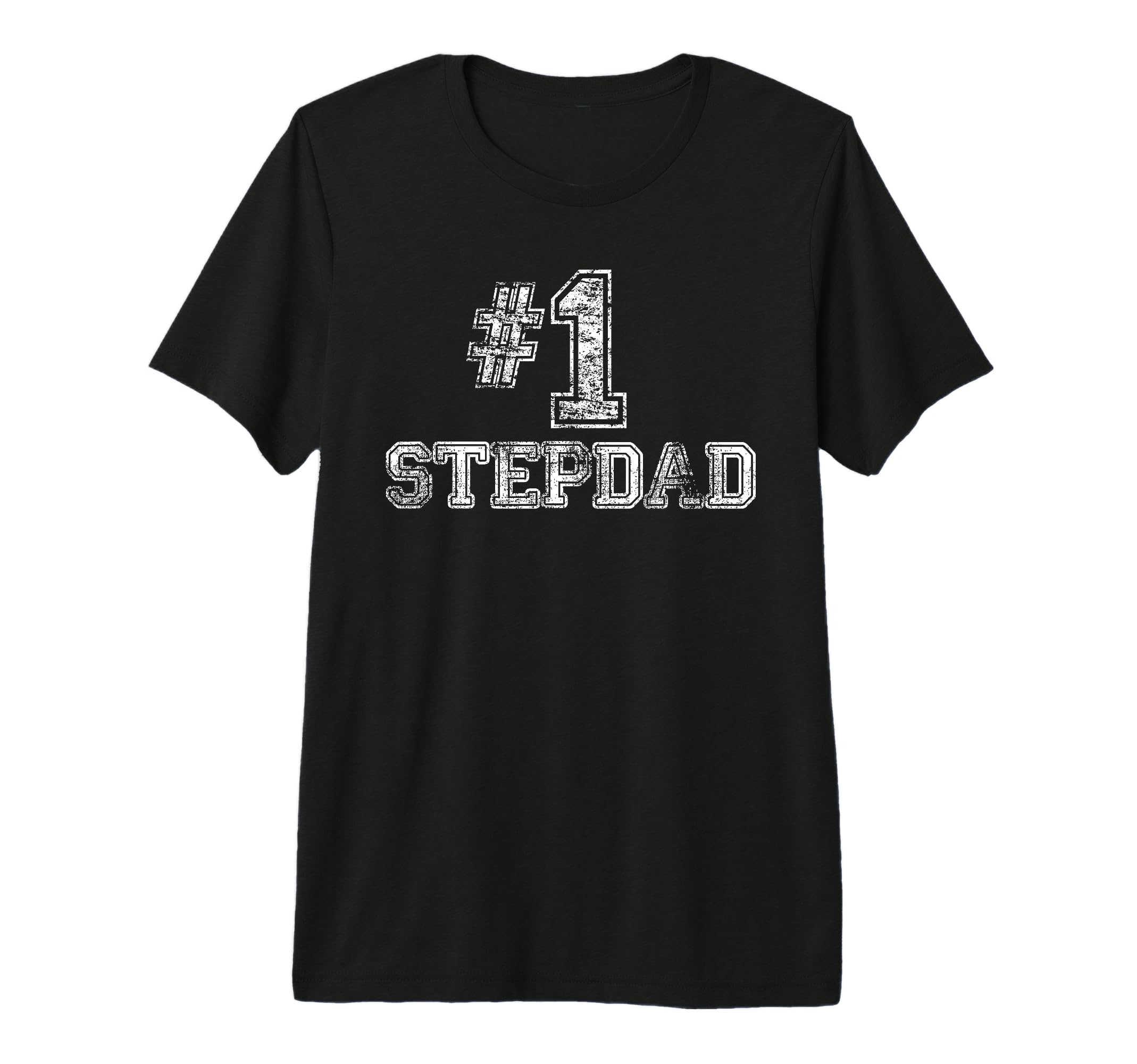 1 Stepdad Step Dad Number One Tri Blend T-Shirt - Fun Novelty Design Unisex - T-Shirt, Sweatshirt, Hoodie