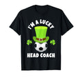 Soccer Head Coach Im Lucky Head T-Shirt - Casual Everyday Wear Men Women - T-Shirt, Sweatshirt, Hoodie
