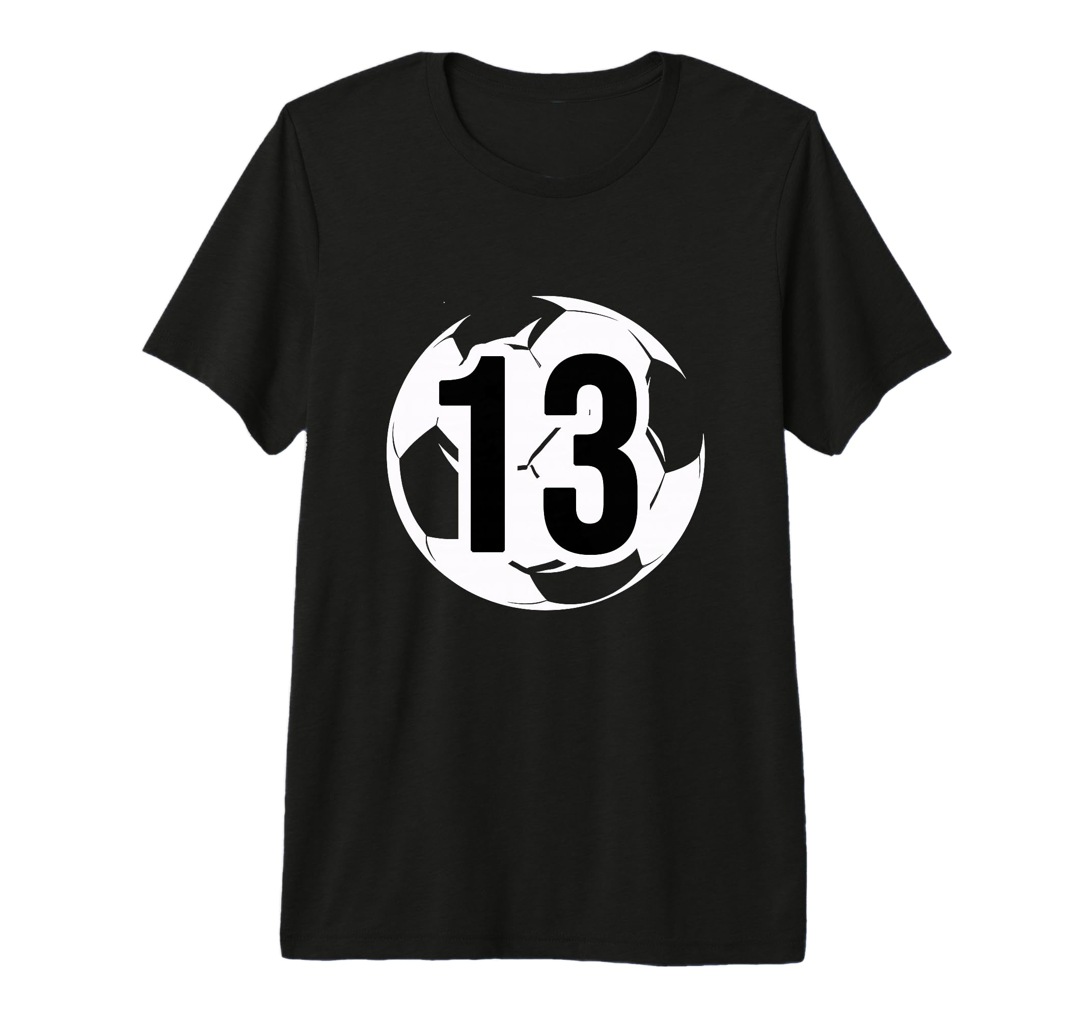 13 Soccer Birthday Gift Soccer Fan T-Shirt - Aesthetic Graphic Men Women - T-Shirt, Sweatshirt, Hoodie
