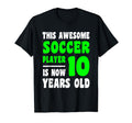 10 Year Old Happy 10Th Birthday T-Shirt - Aesthetic Graphic Men Women - T-Shirt, Sweatshirt, Hoodie