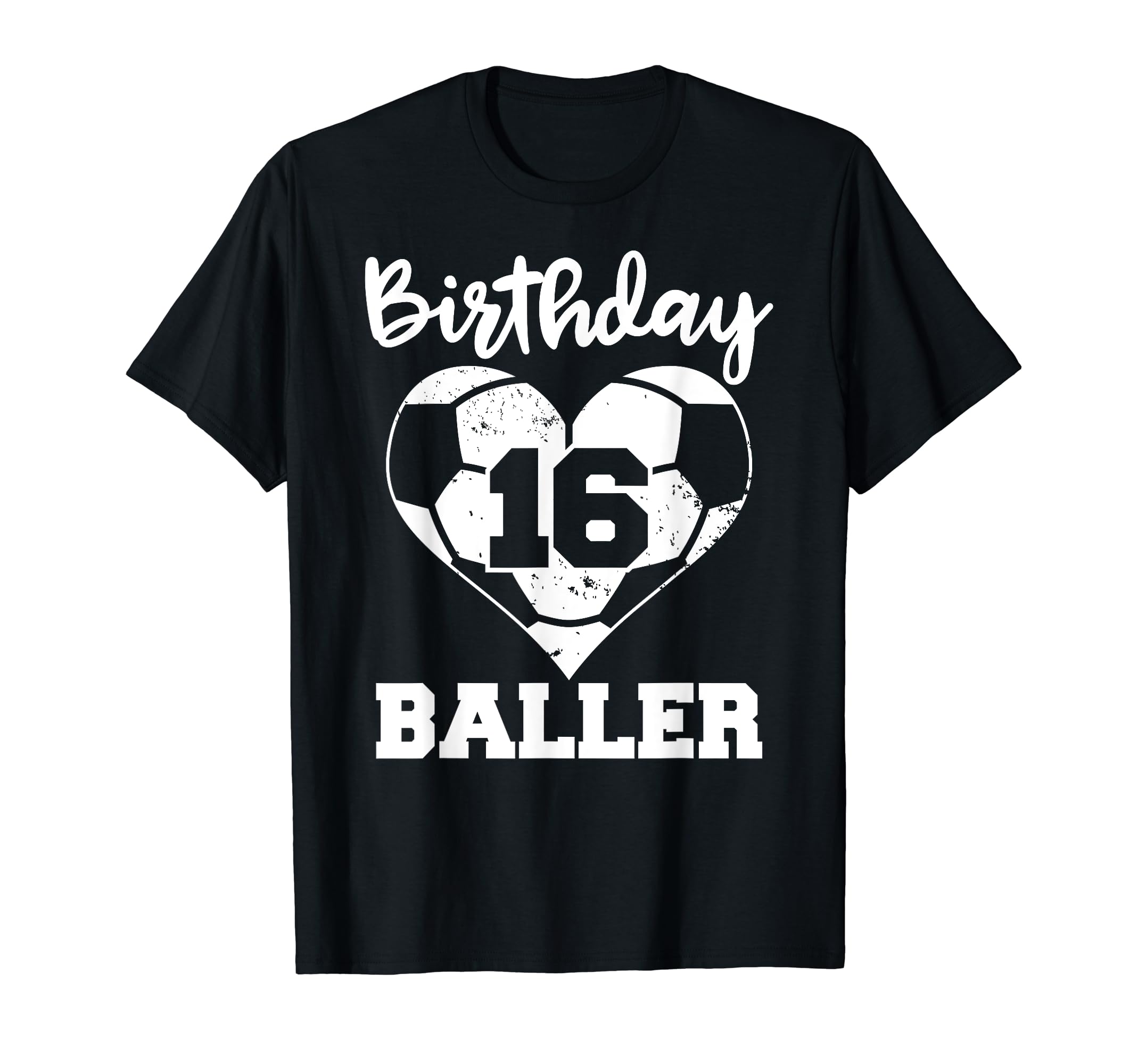 16Th Birthday Baller Funny 16 Year T-Shirt - Minimalist Print for Adults - T-Shirt, Sweatshirt, Hoodie