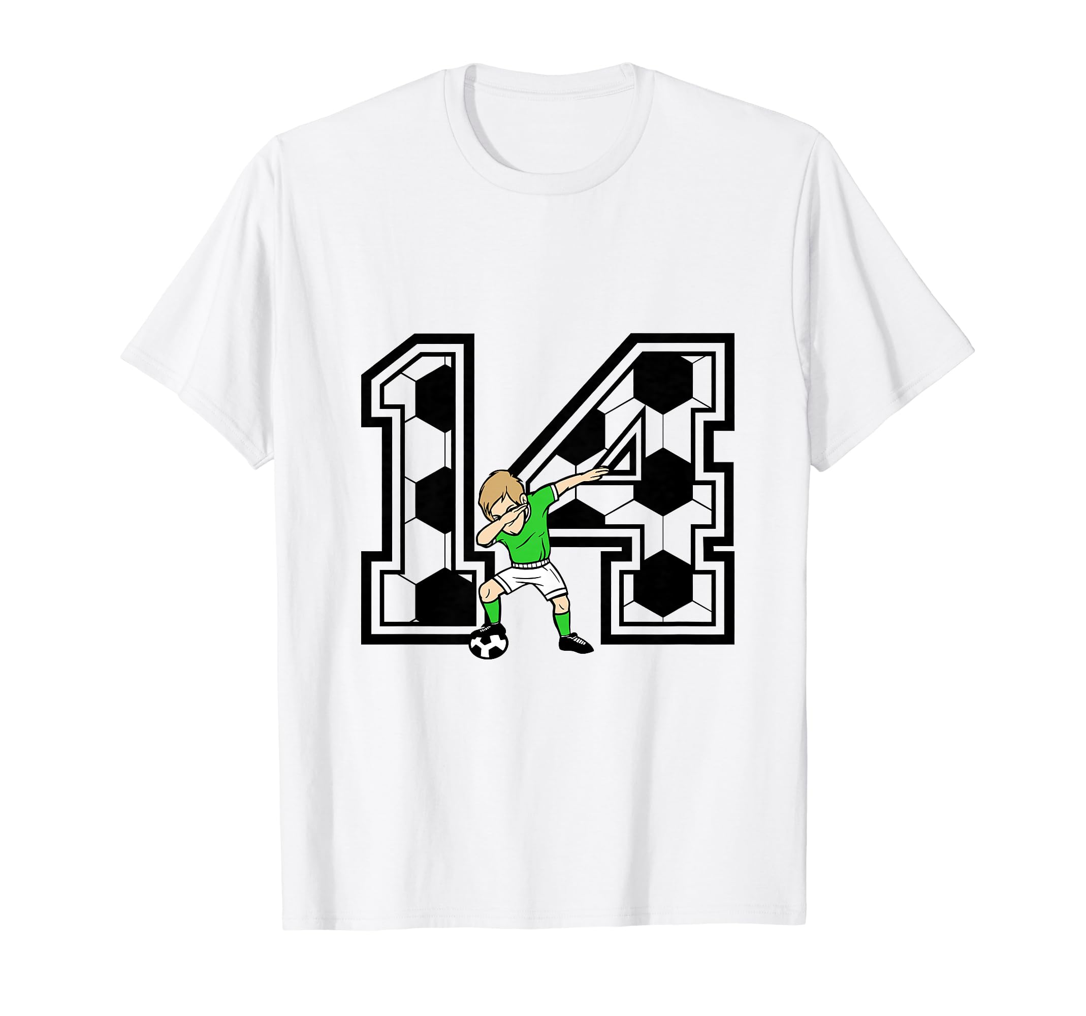 14 Year Old Soccer Player 14Th T-Shirt - Casual Everyday Wear for Adults - T-Shirt, Sweatshirt, Hoodie