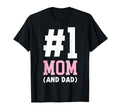 1 Mom Dad Single Parent Single Parenting T-Shirt - Trendy Graphic Unisex - T-Shirt, Sweatshirt, Hoodie