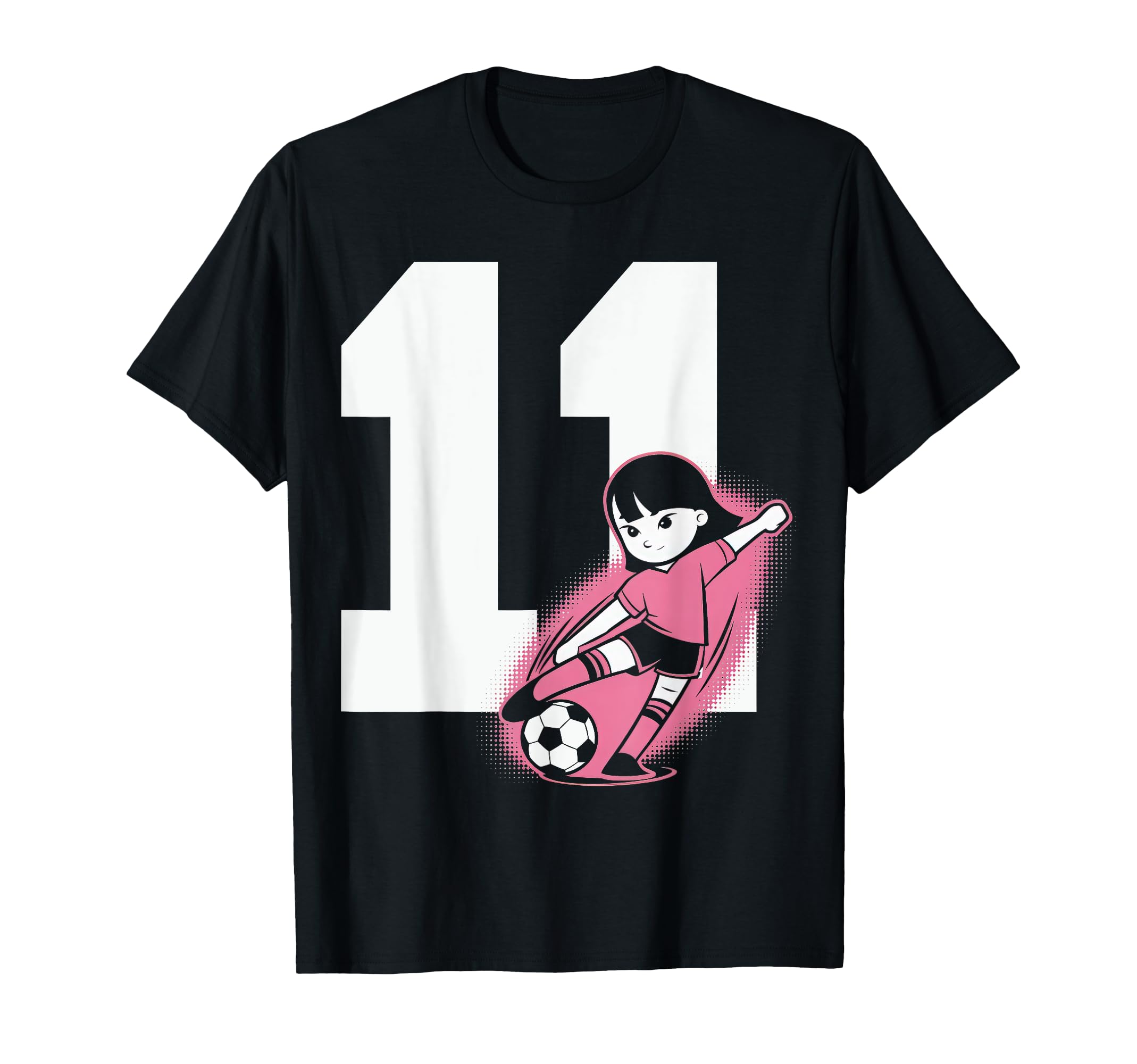 11 Soccer Birthday Gift Soccer Fan Sports T-Shirt - Graphic Print Unisex - T-Shirt, Sweatshirt, Hoodie