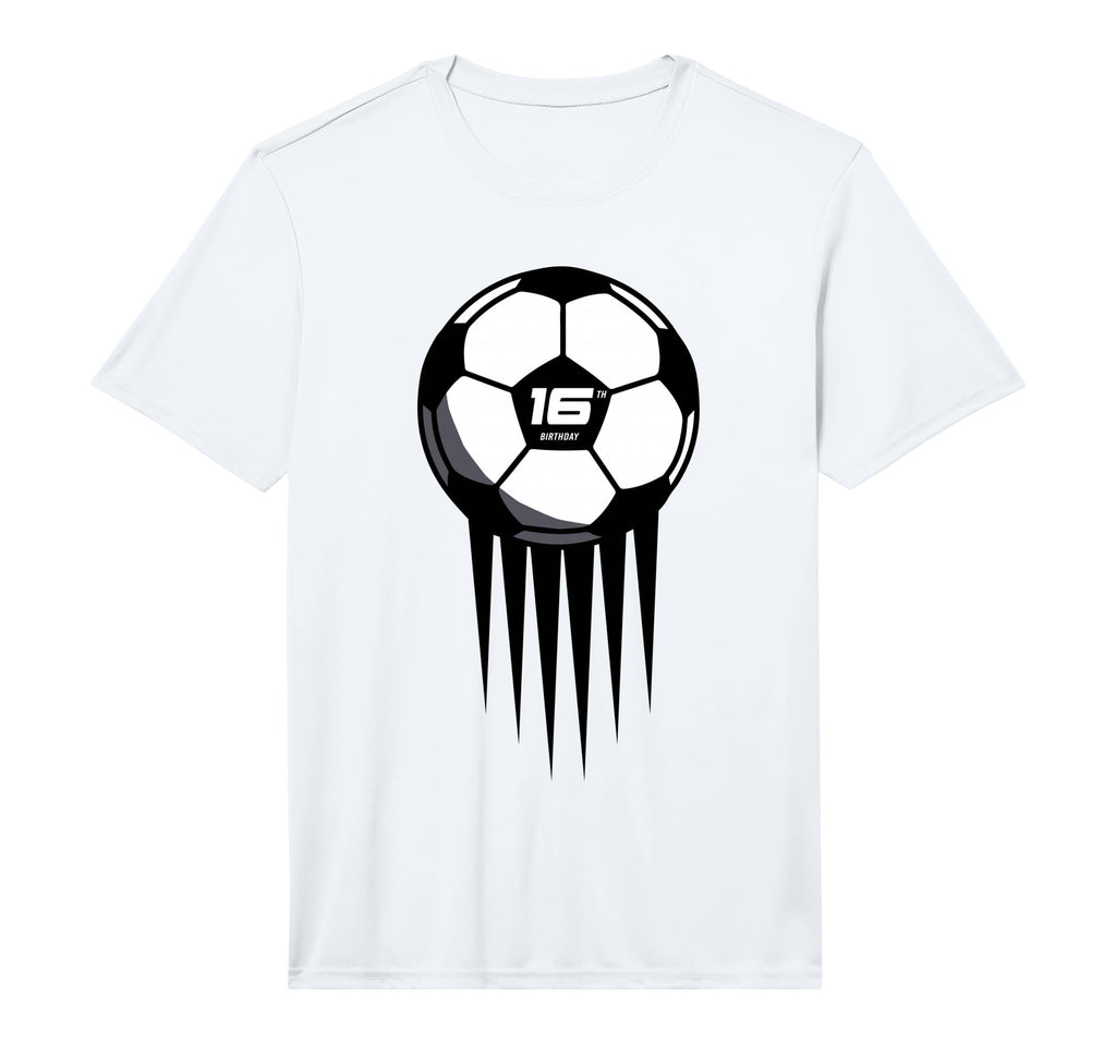 16Th Birthday Soccer 16 Years Old T-Shirt - Novelty Apparel for Adults - T-Shirt, Sweatshirt, Hoodie