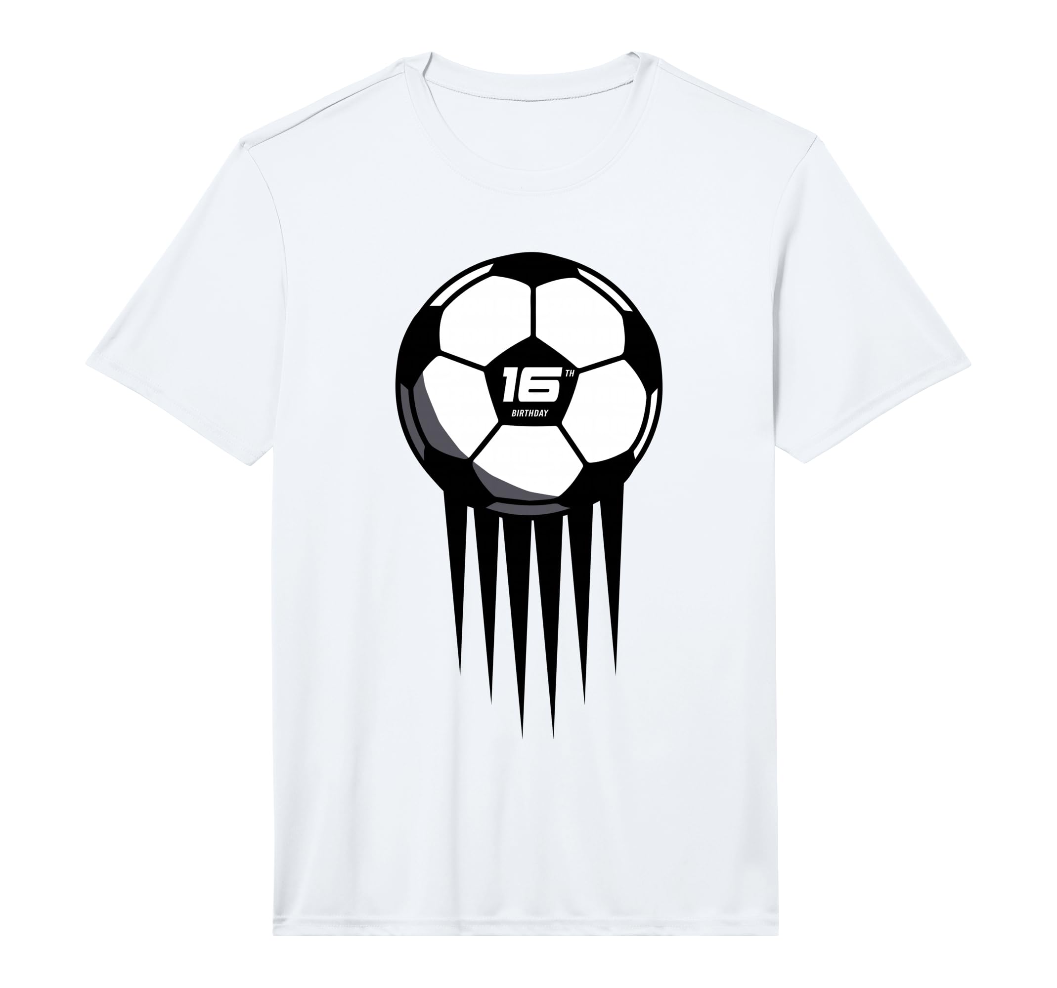 16Th Birthday Soccer 16 Years Old T-Shirt - Novelty Apparel for Adults - T-Shirt, Sweatshirt, Hoodie