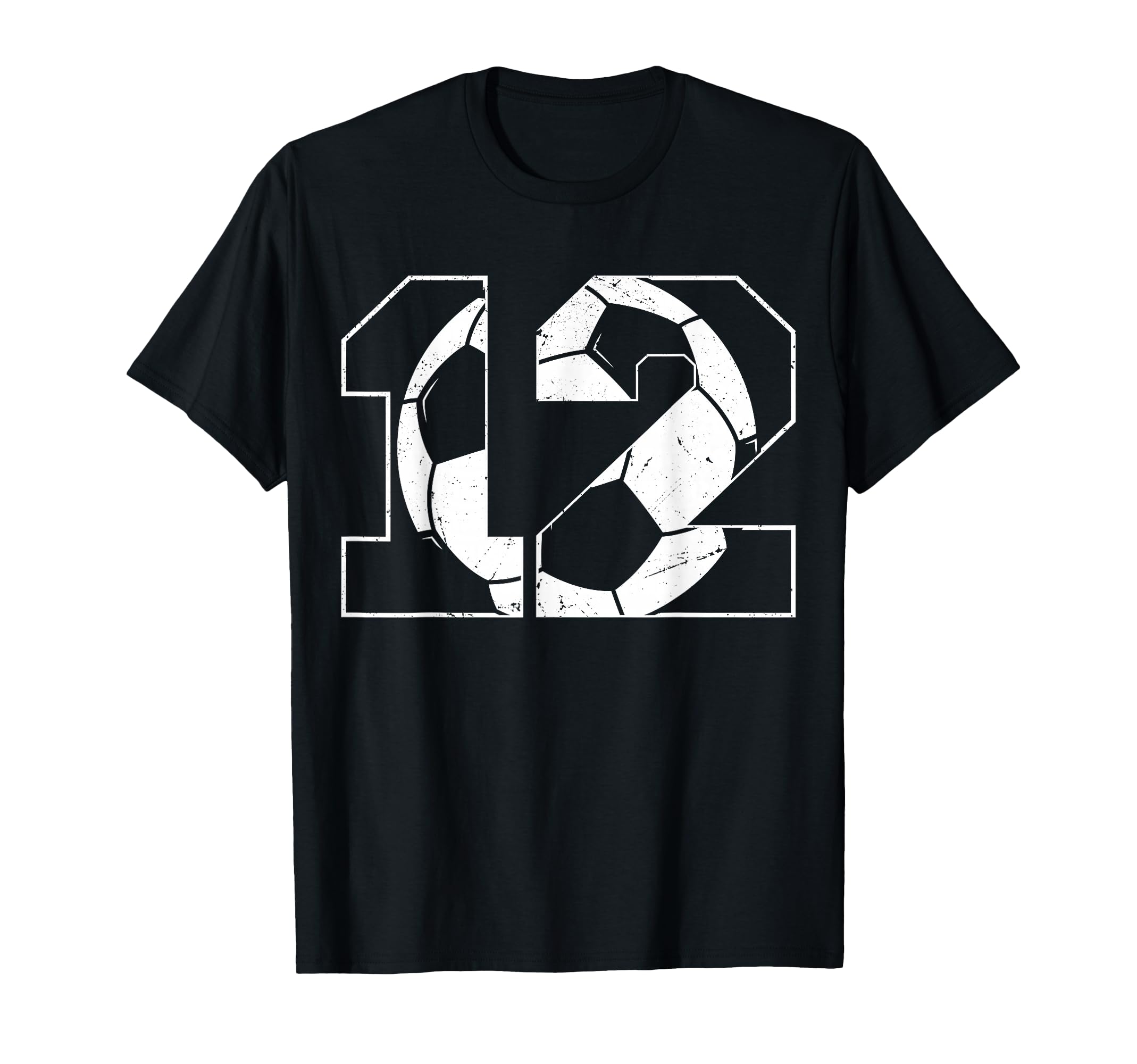 12Th Birthday Soccer Player Football T-Shirt - Trendy Graphic for Adults - T-Shirt, Sweatshirt, Hoodie