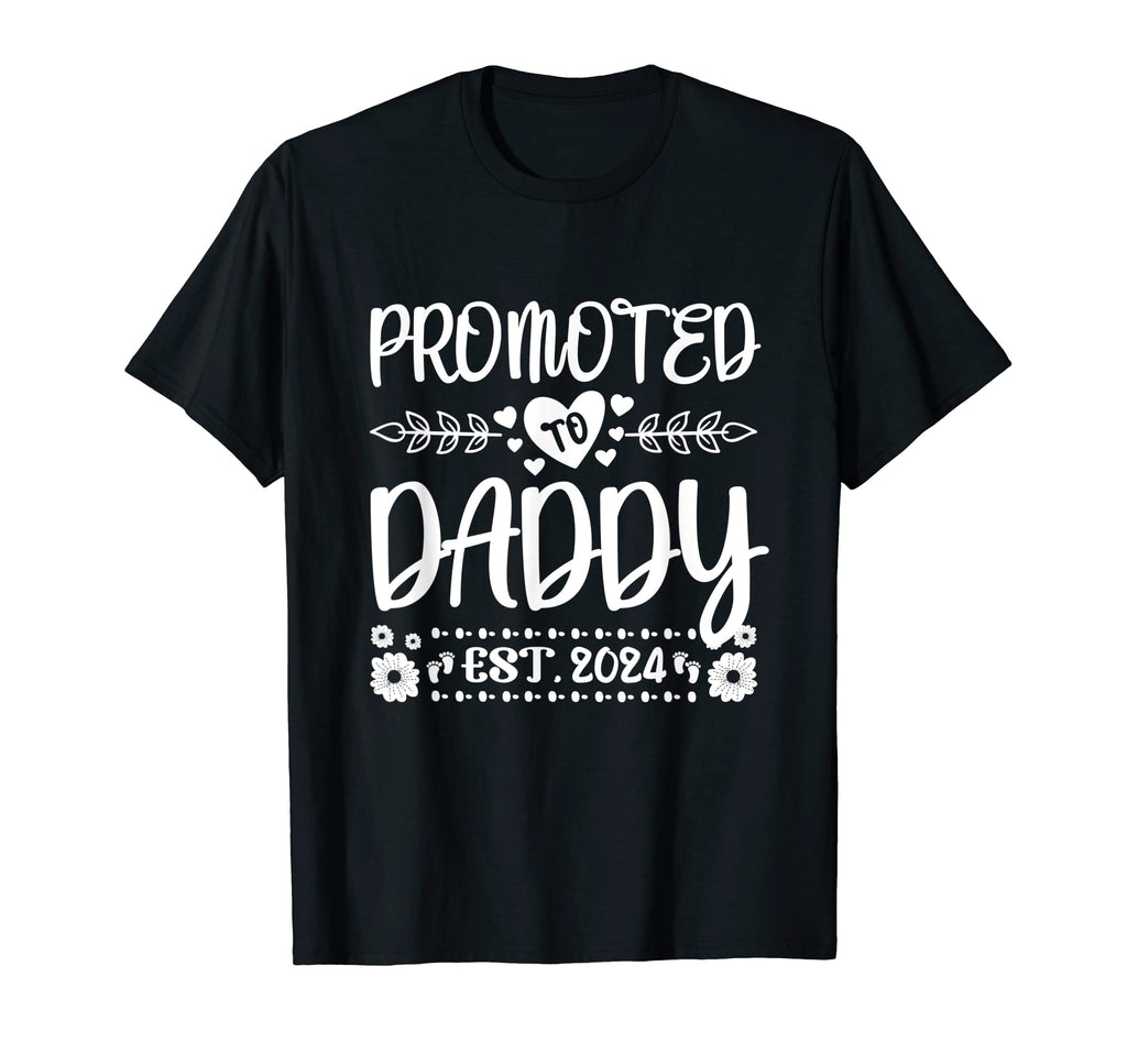 1St Time Dad Est 2024 New First Daddy 2024 T-Shirt - Trendy Graphic Unisex - T-Shirt, Sweatshirt, Hoodie