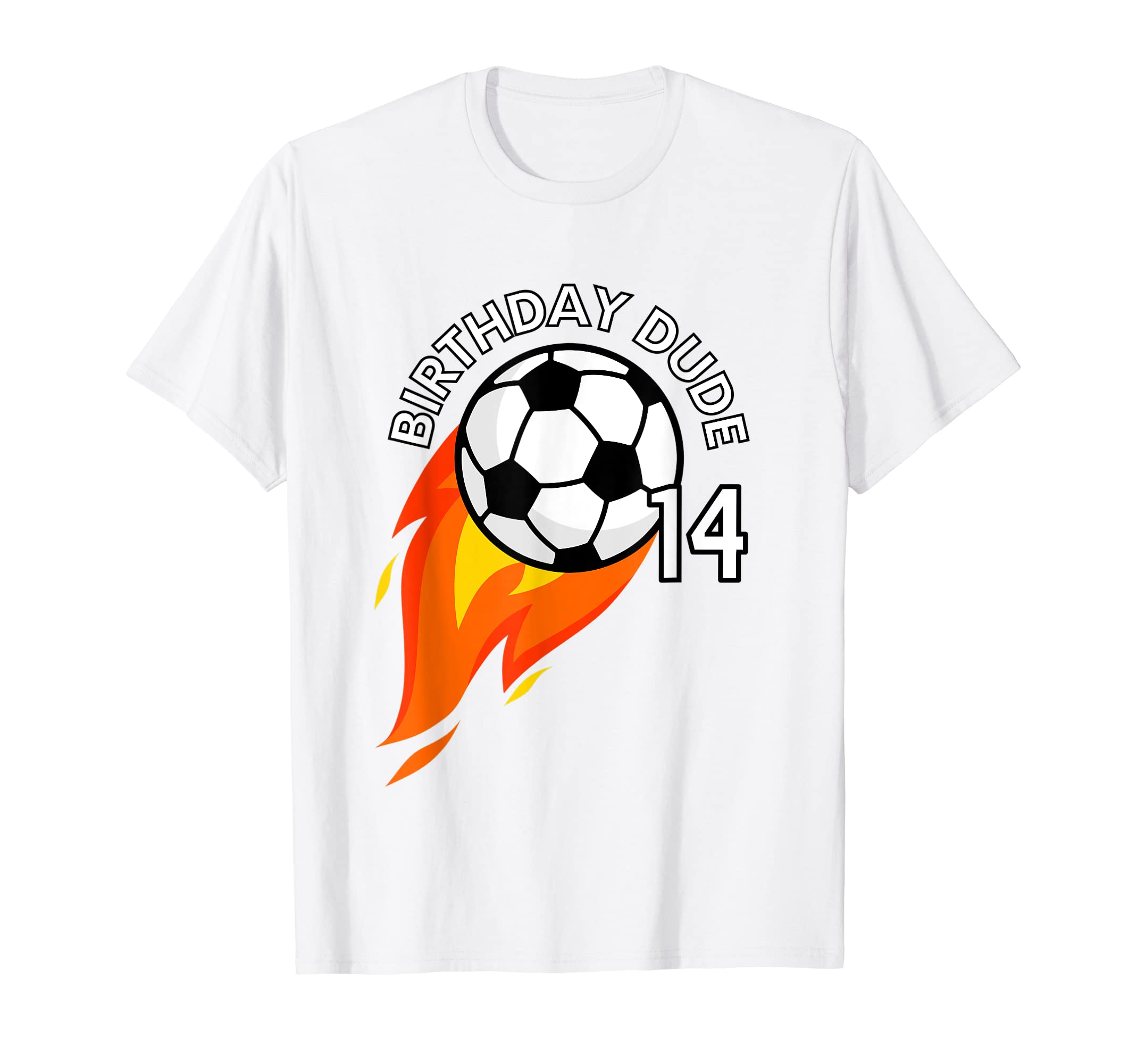 14 Year Old 14Th Birthday Dude Flame T-Shirt - Streetwear Style Men Women - T-Shirt, Sweatshirt, Hoodie