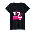 17Th Birthday Soccer Player Football 17 T-Shirt - Graphic Print Unisex - T-Shirt, Sweatshirt, Hoodie