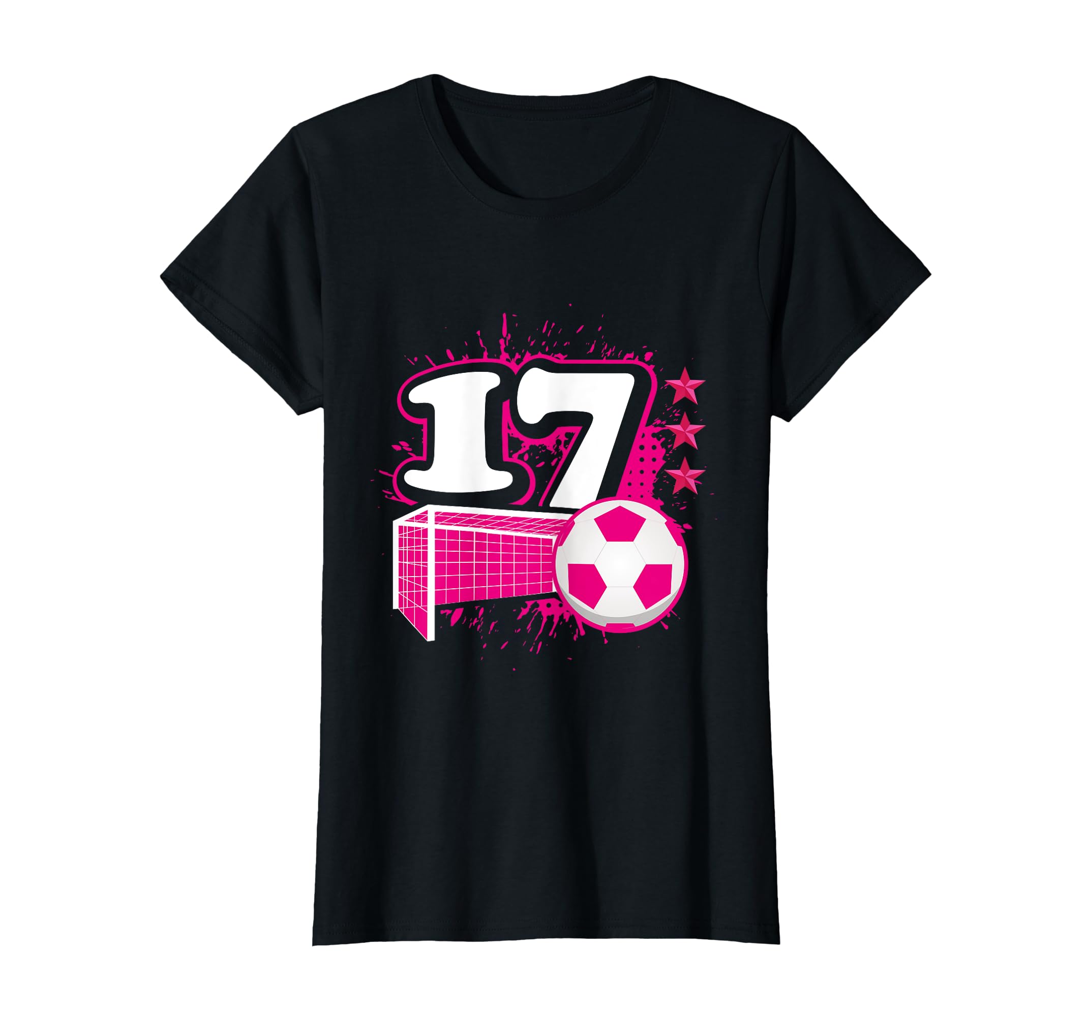 17Th Birthday Soccer Player Football 17 T-Shirt - Graphic Print Unisex - T-Shirt, Sweatshirt, Hoodie