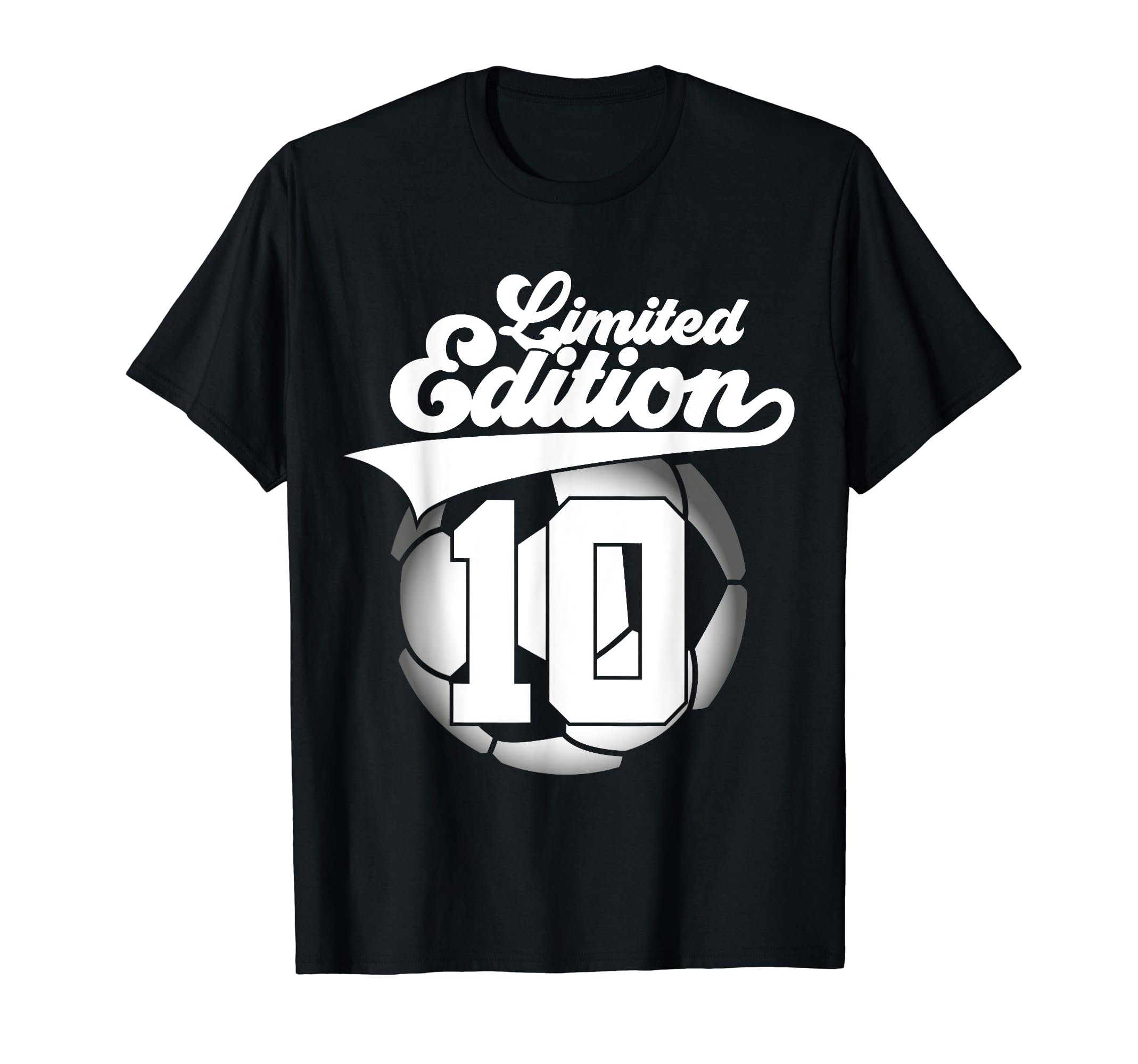 10 Years Football Soccer 10Th T-Shirt - Casual Everyday Wear Men Women - T-Shirt, Sweatshirt, Hoodie