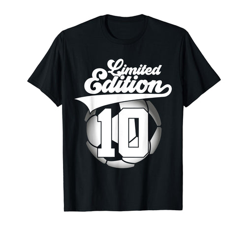 10 Years Football Soccer 10Th T-Shirt - Casual Everyday Wear Men Women - T-Shirt, Sweatshirt, Hoodie