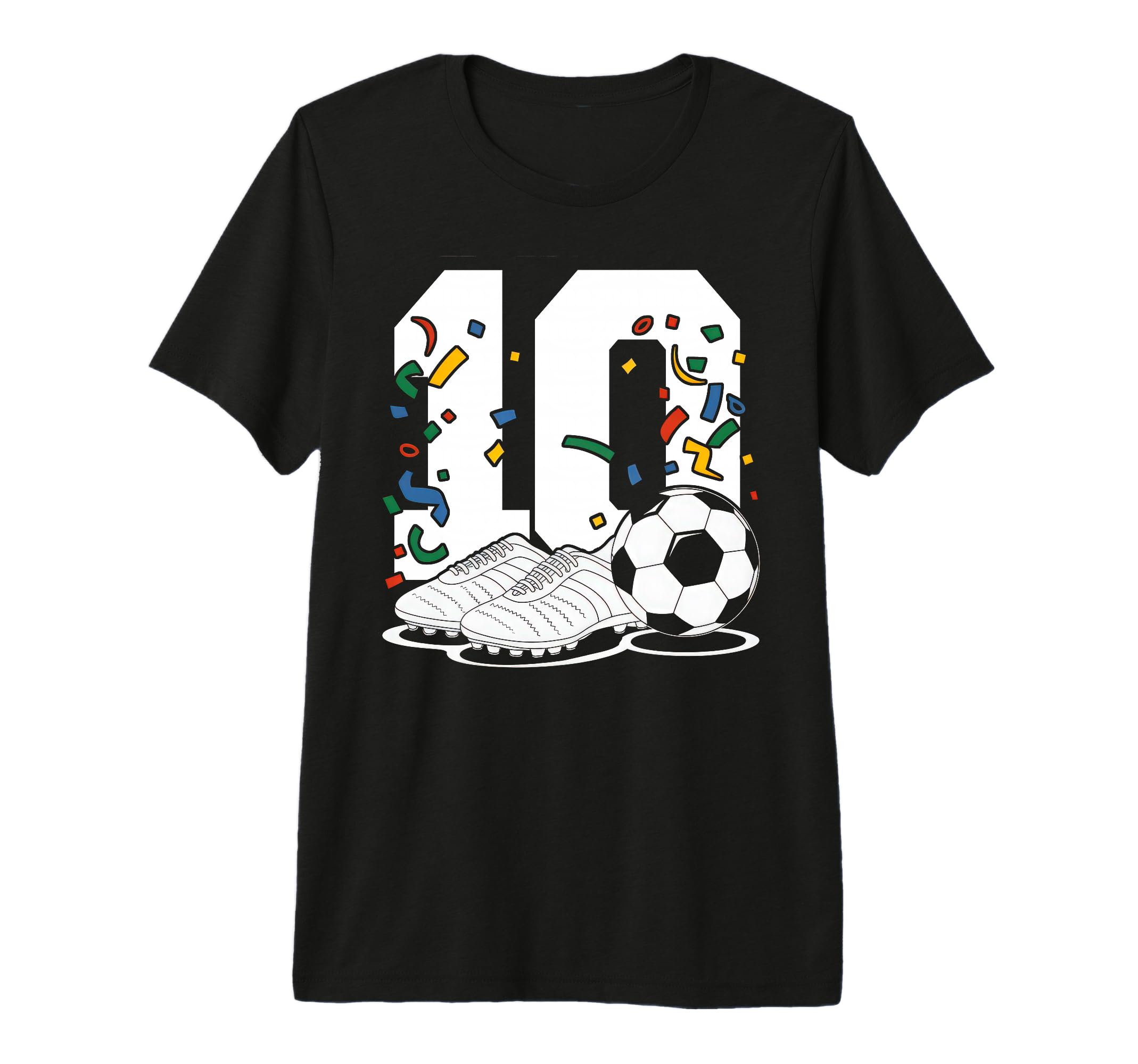 10 Soccer Birthday Gift Soccer Fan T-Shirt - Streetwear Style Unisex - T-Shirt, Sweatshirt, Hoodie