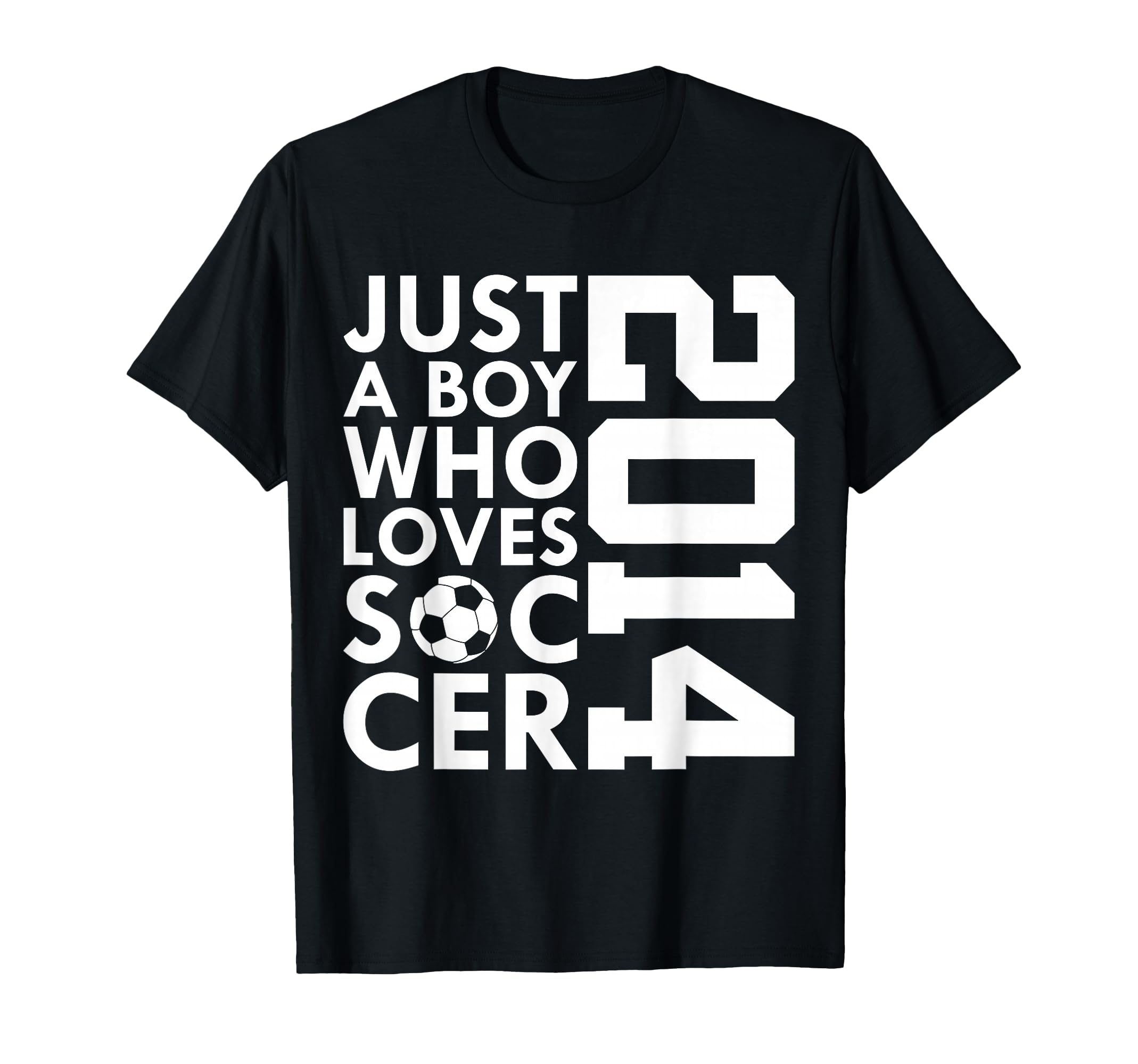 2014 Just Who Loves Soccer 12Th Birthday T-Shirt - Graphic Print Men Women - T-Shirt, Sweatshirt, Hoodie