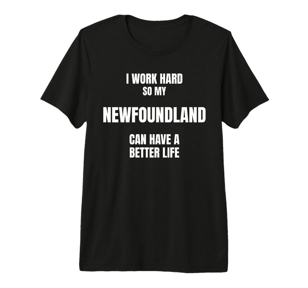 Newfoundland Dad Owner Mom Pet Lover T-Shirt - Custom Art Print Men Women - T-Shirt, Sweatshirt, Hoodie