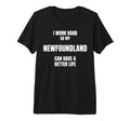 Newfoundland Dad Owner Mom Pet Lover T-Shirt - Custom Art Print Men Women - T-Shirt, Sweatshirt, Hoodie