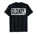 11Th Birthday Or 11 Years Old Eleven T-Shirt - Minimalist Print for Adults - T-Shirt, Sweatshirt, Hoodie
