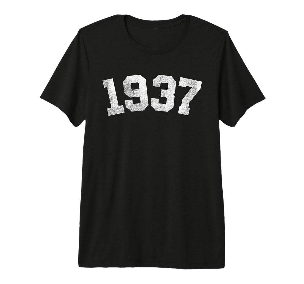 1937 89 Years Old 89Th Birthday Dad Mom T-Shirt - Trendy Graphic Unisex - T-Shirt, Sweatshirt, Hoodie
