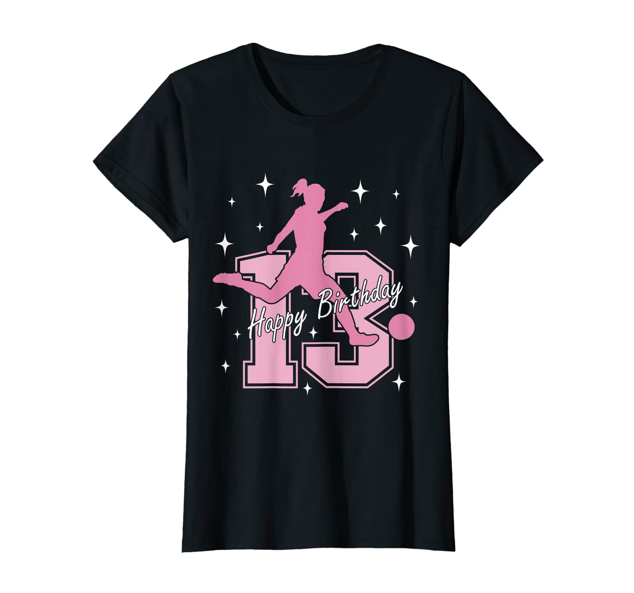 13Th Birthday Soccer Playing T-Shirt - Minimalist Print Unisex - T-Shirt, Sweatshirt, Hoodie