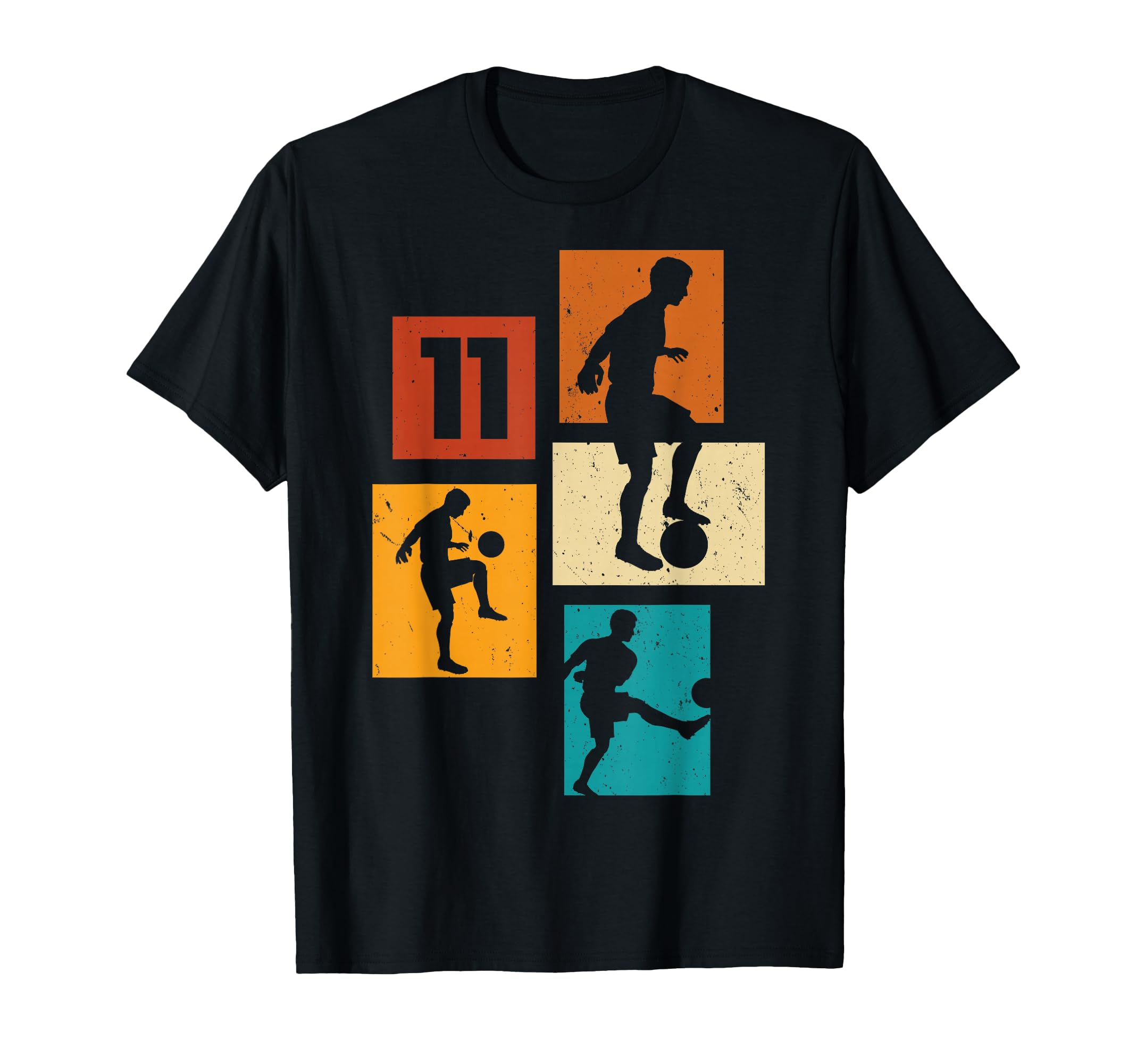 11Th Birthday Soccer Player Football T-Shirt - Custom Art Print for Adults - T-Shirt, Sweatshirt, Hoodie