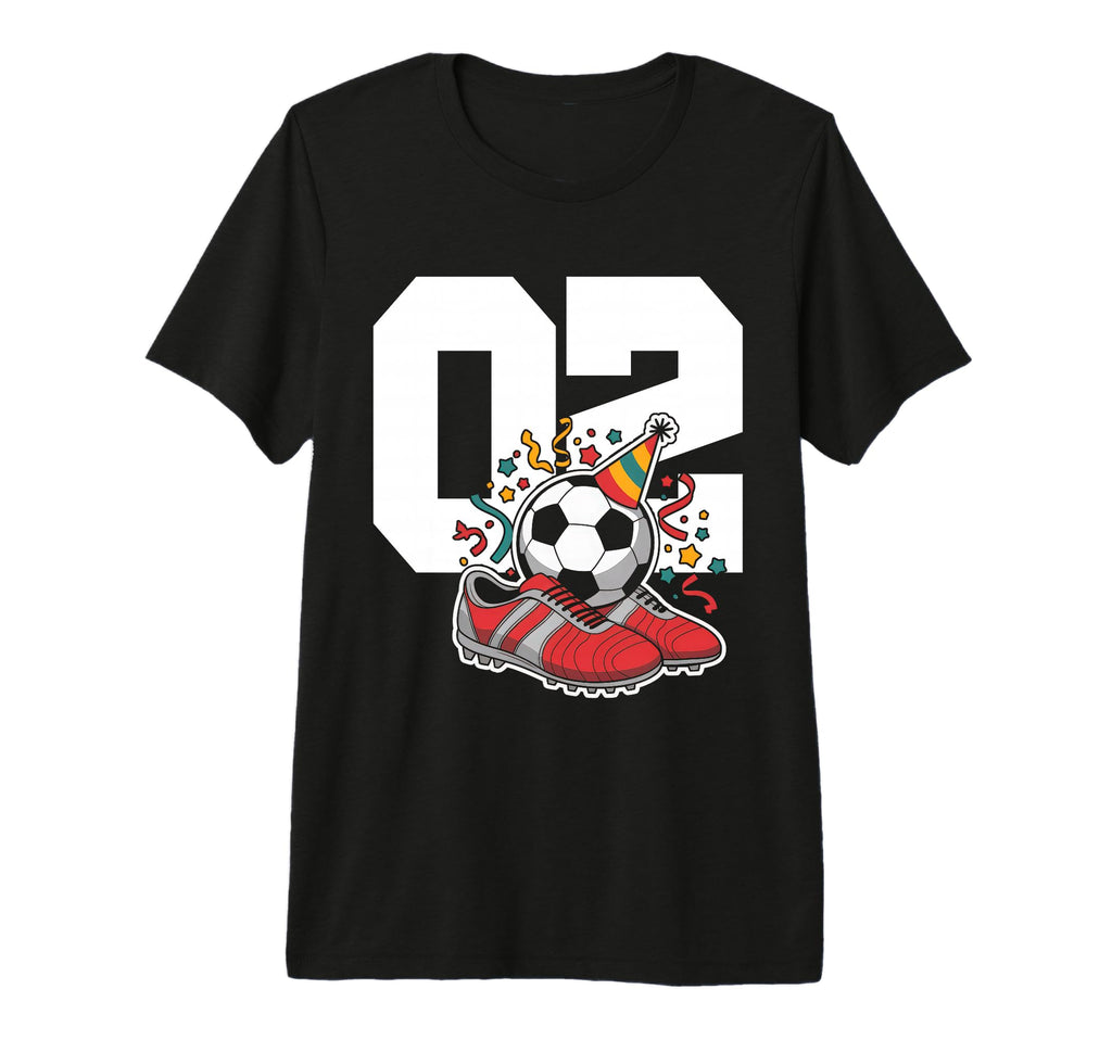 2 Soccer Birthday Gift Soccer Fan Sports T-Shirt - Custom Art Print Unisex - T-Shirt, Sweatshirt, Hoodie