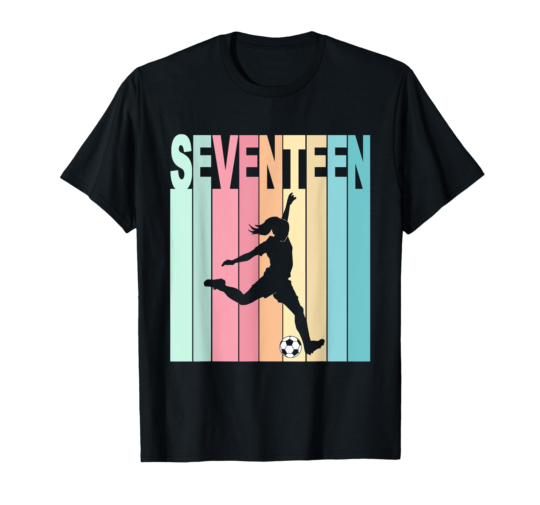 17Th Birthday Soccer Theme 17 Year Old T-Shirt - Graphic Print Men Women - T-Shirt, Sweatshirt, Hoodie