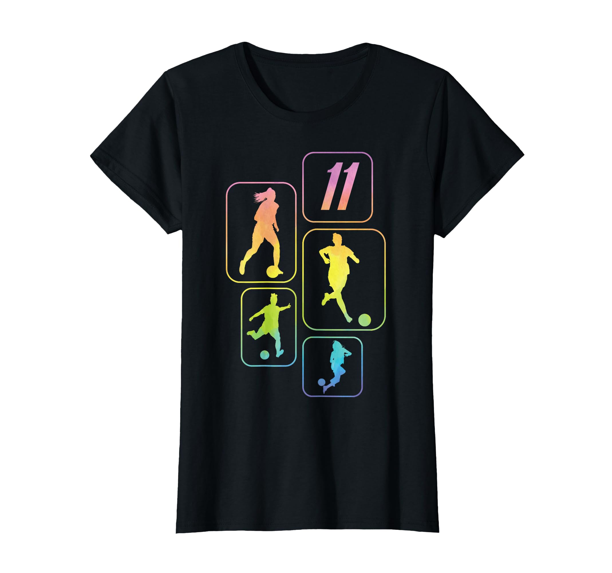 11Th Birthday Soccer Player Football 11 T-Shirt - Novelty Apparel Unisex - T-Shirt, Sweatshirt, Hoodie