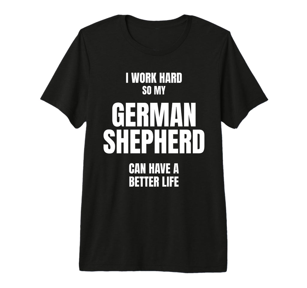 German Shepherd Dad Owner Mom T-Shirt - Fun Novelty Design for Adults - T-Shirt, Sweatshirt, Hoodie
