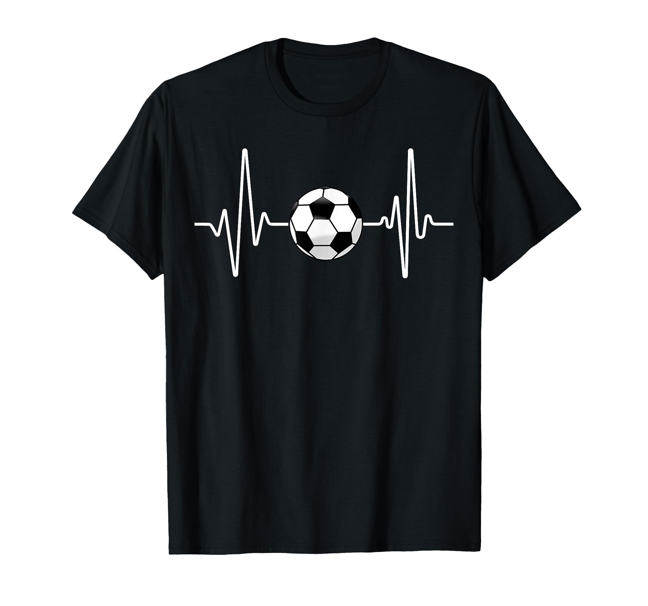 Soccer Heartbeat Football Lover Soccer T-Shirt - Aesthetic Graphic Unisex - T-Shirt, Sweatshirt, Hoodie