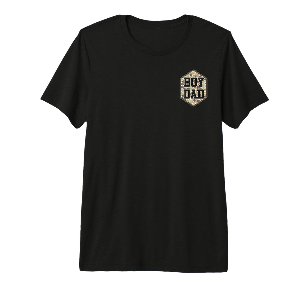 2 Sided Camo Dad Camouflage Dad T-Shirt - Casual Everyday Wear for Adults - T-Shirt, Sweatshirt, Hoodie