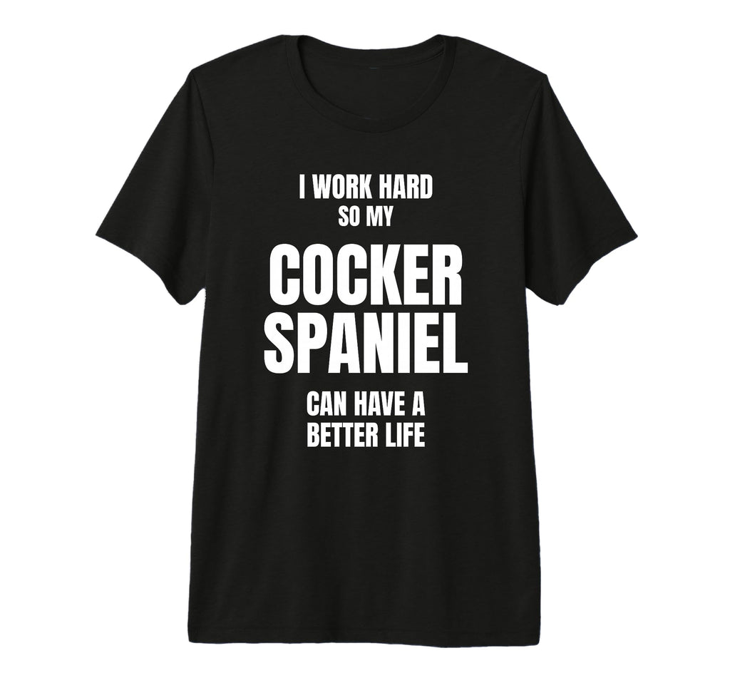 Cocker Spaniel Dad Owner Mom Pet Lover T-Shirt - Unique Graphic for Adults - T-Shirt, Sweatshirt, Hoodie