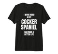 Cocker Spaniel Dad Owner Mom Pet Lover T-Shirt - Unique Graphic for Adults - T-Shirt, Sweatshirt, Hoodie