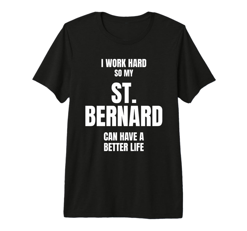 St Bernard Dad Owner Mom Canine Lover I T-Shirt - Graphic Print for Adults - T-Shirt, Sweatshirt, Hoodie