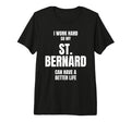 St Bernard Dad Owner Mom Canine Lover I T-Shirt - Graphic Print for Adults - T-Shirt, Sweatshirt, Hoodie