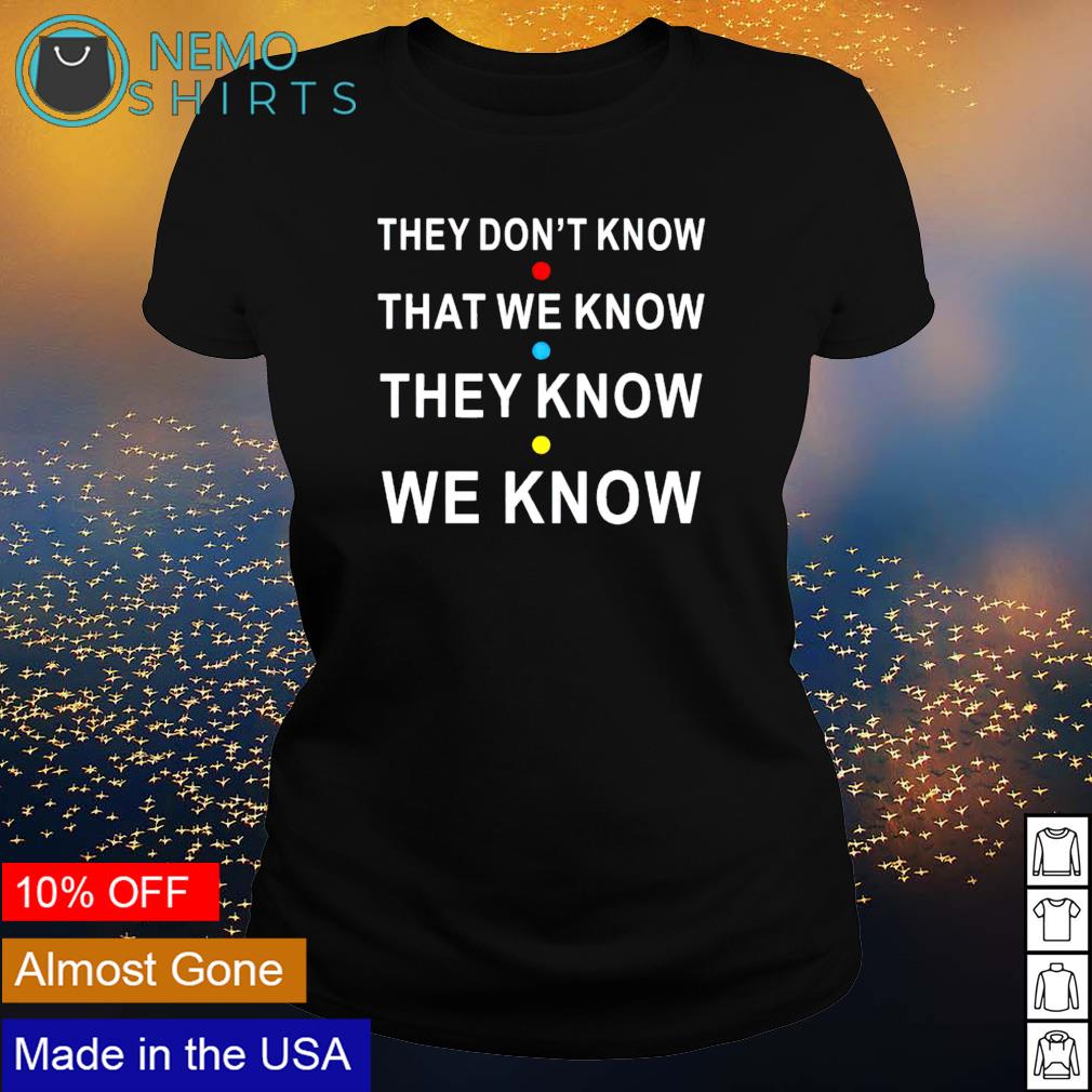 They don't know that we - Adult & Kids T-Shirts, Sweatshirts & Hoodies apparel design preview 3