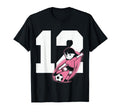 12 Soccer Birthday Gift Soccer Fan T-Shirt - Aesthetic Graphic Unisex - T-Shirt, Sweatshirt, Hoodie