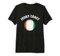 Ivory Coast Soccer Tri Blend T-Shirt - Unique Graphic for Adults - T-Shirt, Sweatshirt, Hoodie